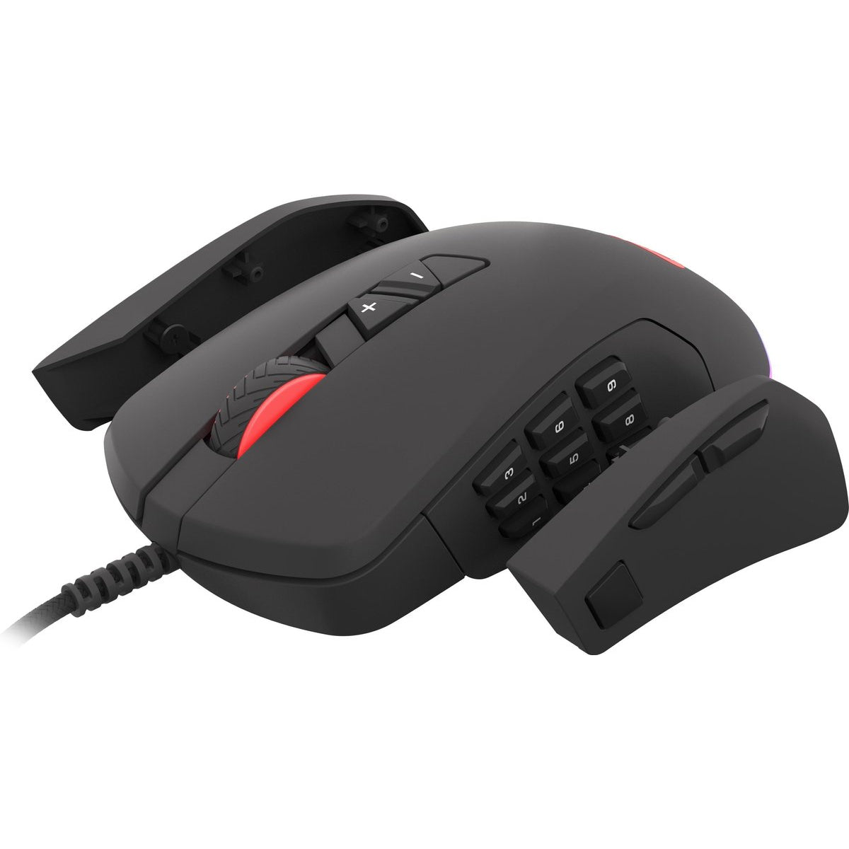 Genesis Xenon 770 RGB – FPS en MMO Gaming Muis – Aanpasbaar – Tot 14 Programmeerbare Knoppen – 10200 DPI