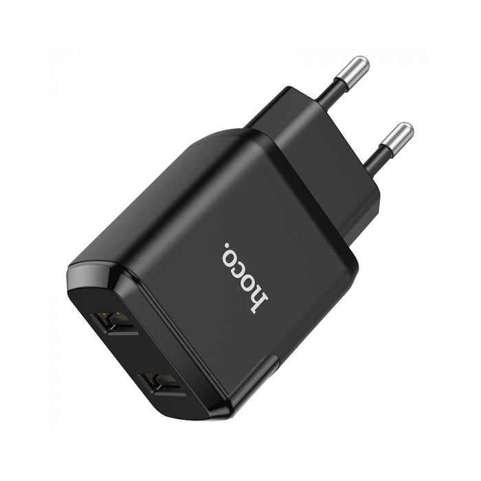 Hoco N7 Dual Port Charger - Zwart