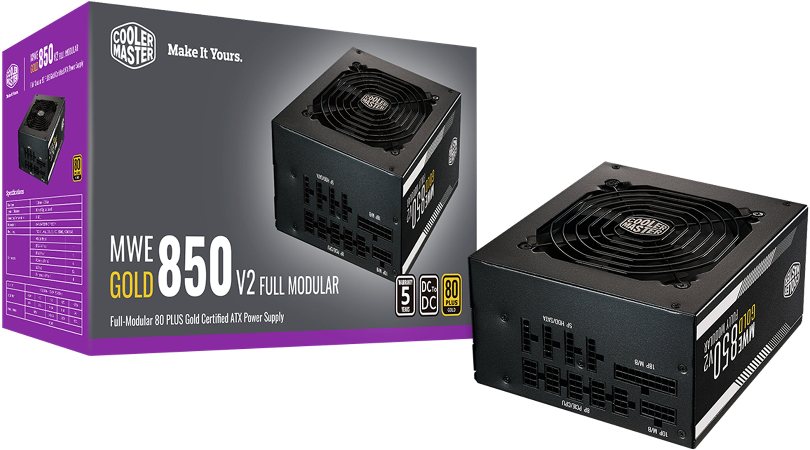 Cooler Master MWE 850W Gold V2 Full-Modular