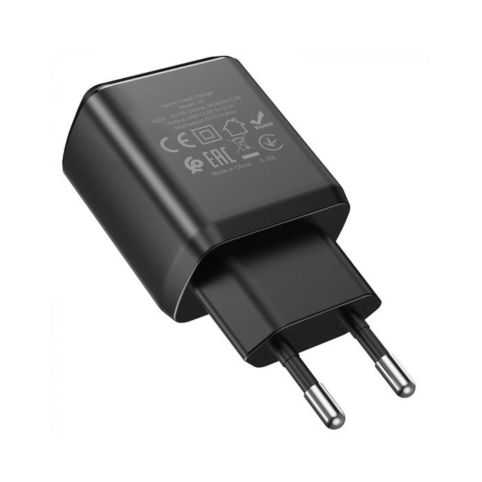 Hoco N7 Dual Port Charger - Zwart