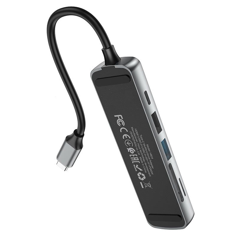 Hoco Type-C adapter USB-C 3.0 to HDMI + PD + USB-A 3.0