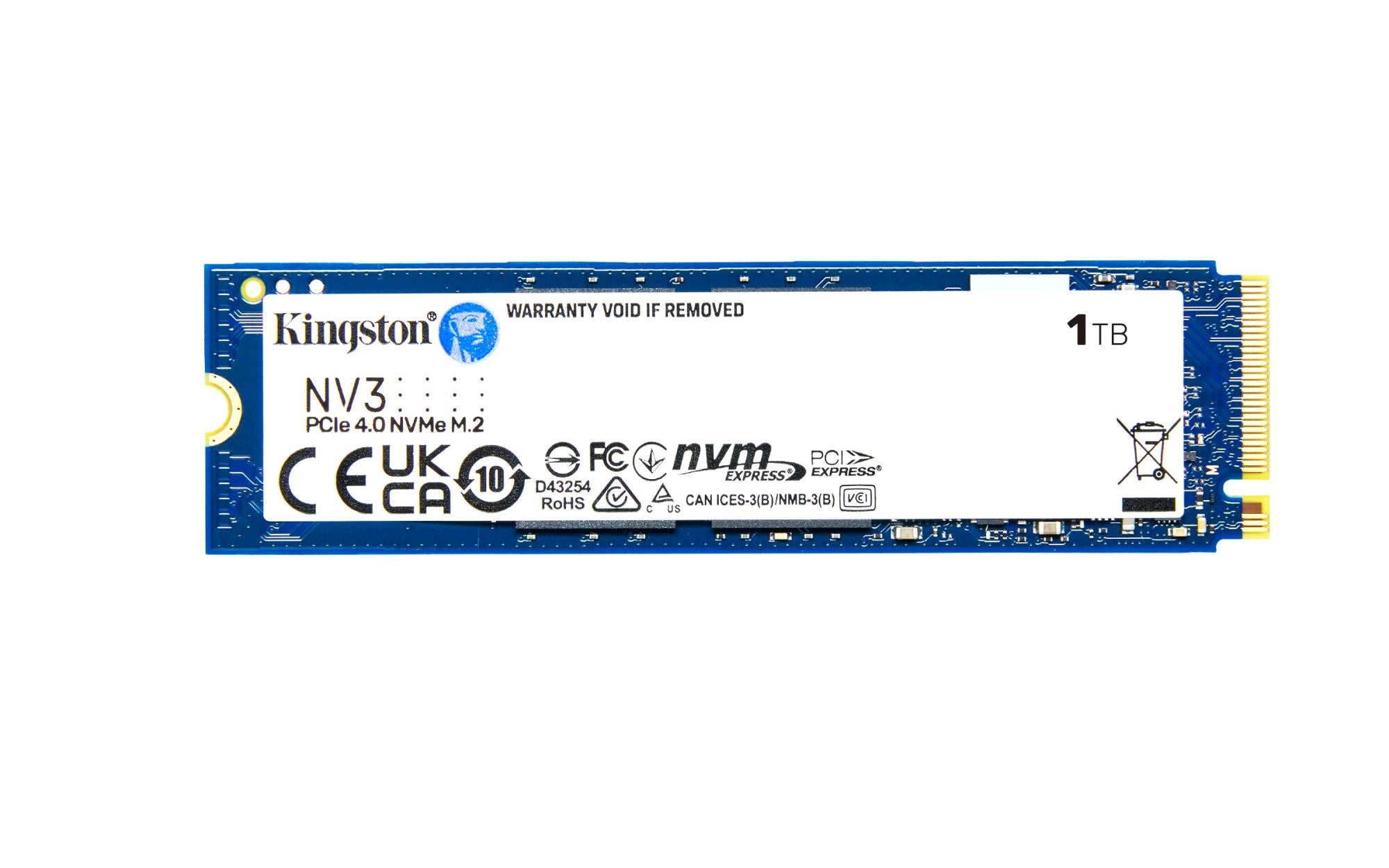 Kingston NV3 SSD – 1 TB – M.2 2280 – PCIe 4.0 x4 – NVMe