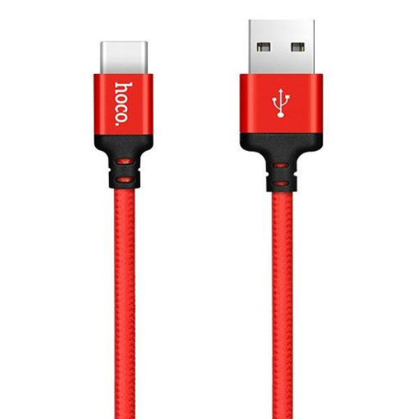 Hoco Charge&Synch USB-C Cable Red (1 meter)