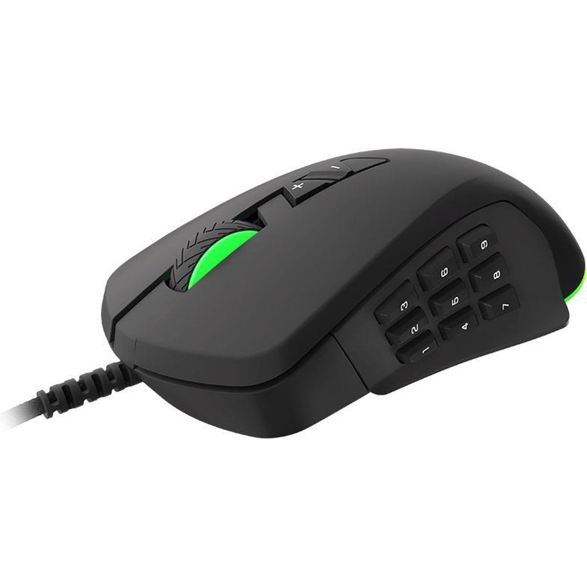 Genesis Xenon 770 RGB – FPS en MMO Gaming Muis – Aanpasbaar – Tot 14 Programmeerbare Knoppen – 10200 DPI