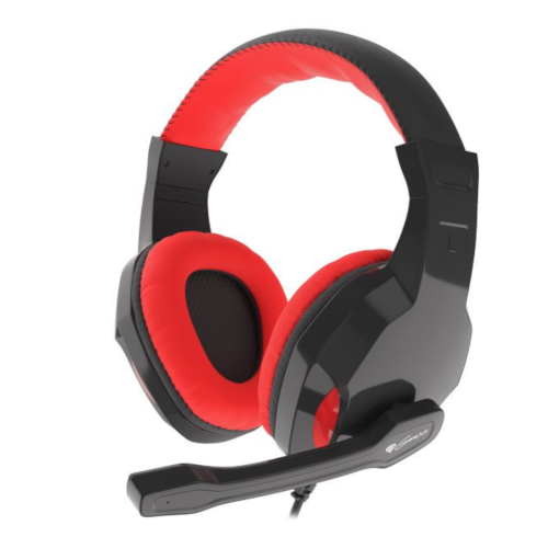 Genesis Argon 100 stereo headset - 3,5 mm jack - Rood