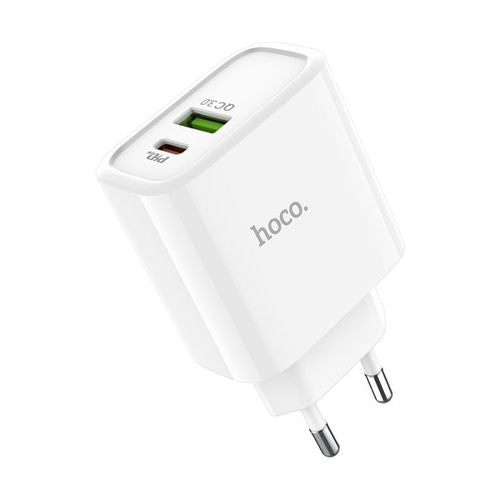 Hoco dual port speed charger USB-C & USB-A