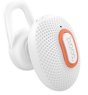 Hoco Hidden Single Ear Bluetooth Headset White