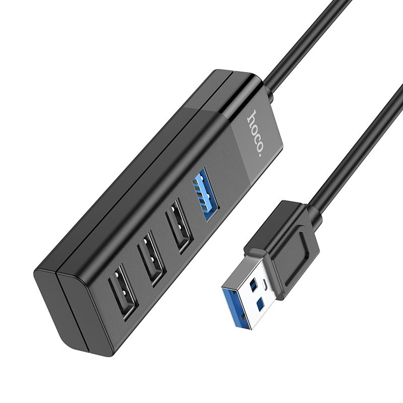 Hoco 4 poorts HUB Cable - USB-A naar USB-A 2.0 en 3.0