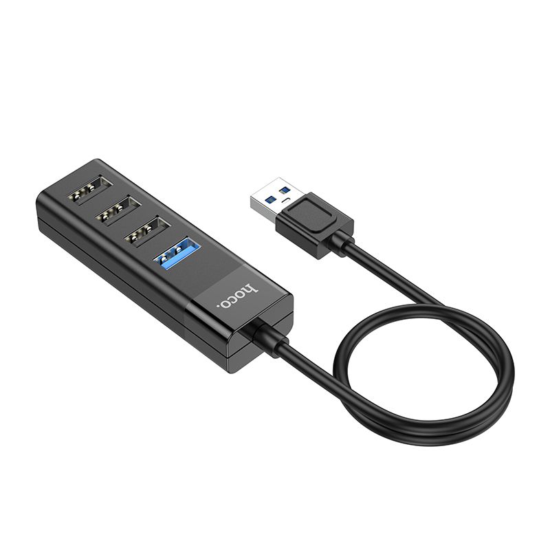 Hoco 4 poorts HUB Cable - USB-A naar USB-A 2.0 en 3.0