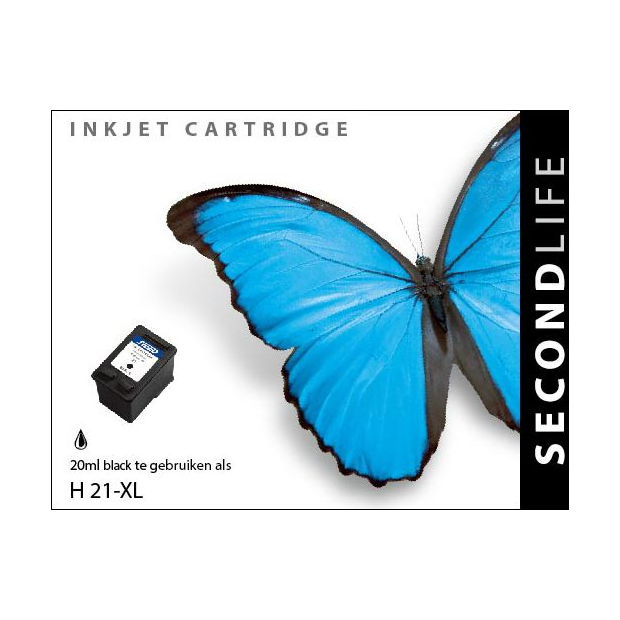 SecondLife - HP 21 XL Black