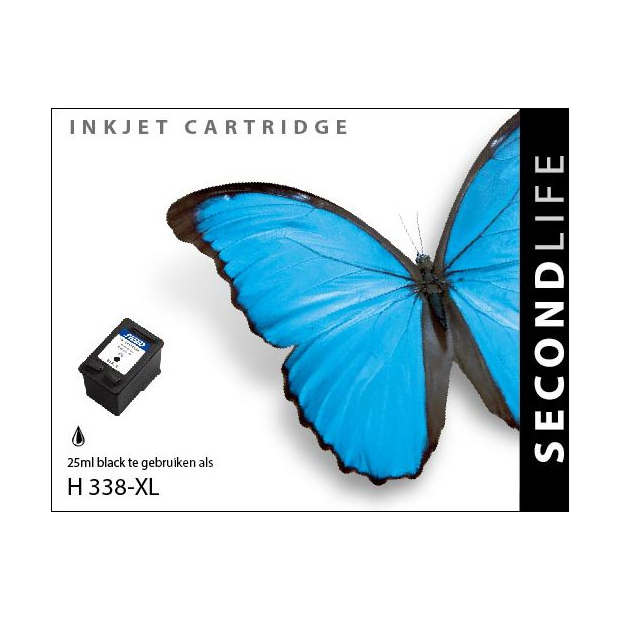 SecondLife - HP 338 XL Black