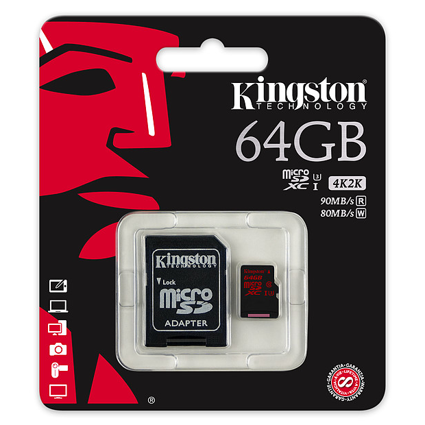 Micro SD 64GB Klasse 10