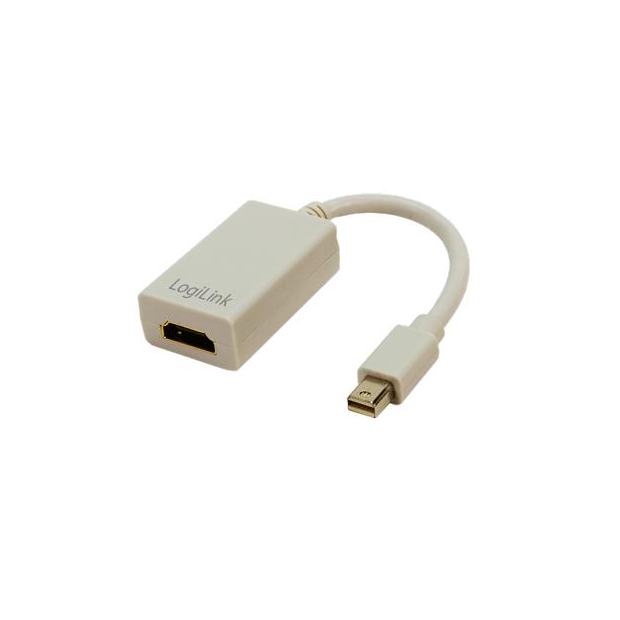 LogiLink CV0036A Mini DisplayPort HDMI A Grijs kabeladapter/verloopstukje