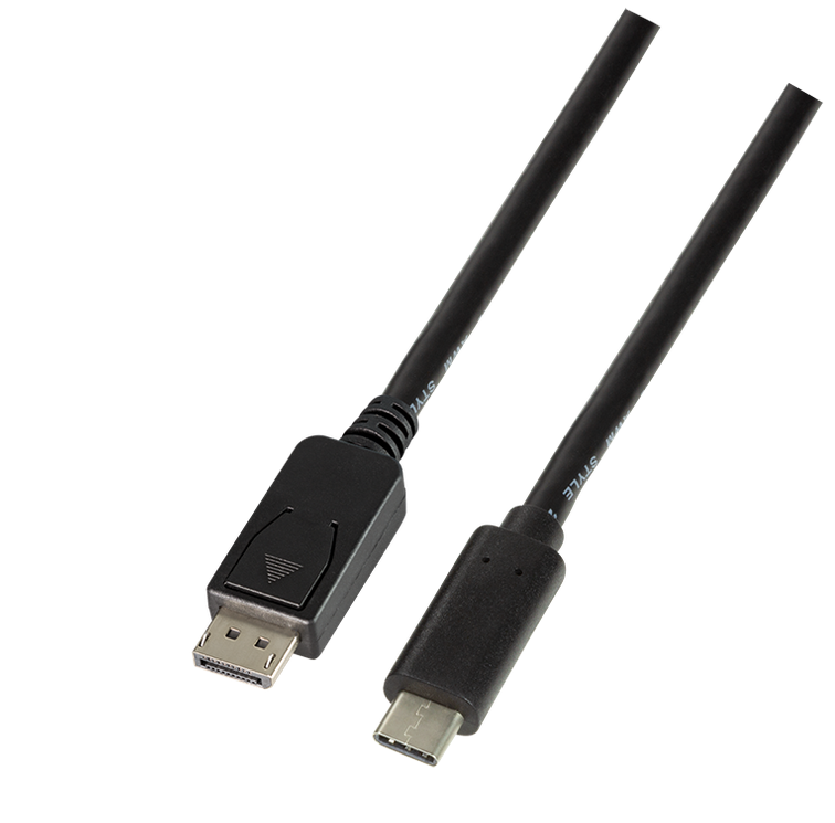 LogiLink USB 3.2-C --> Displaypoort (M) 1,80m UA0335