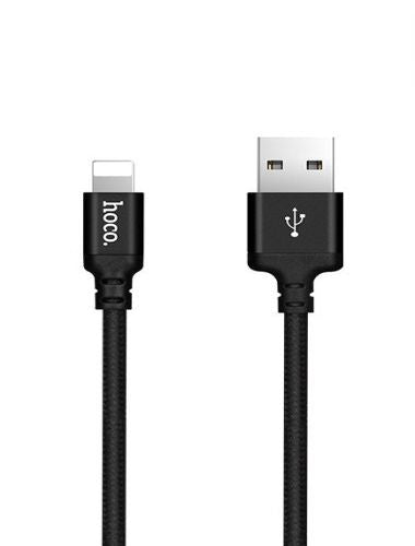 Hoco Charge&Synch Lightning Cable Black (1 meter)