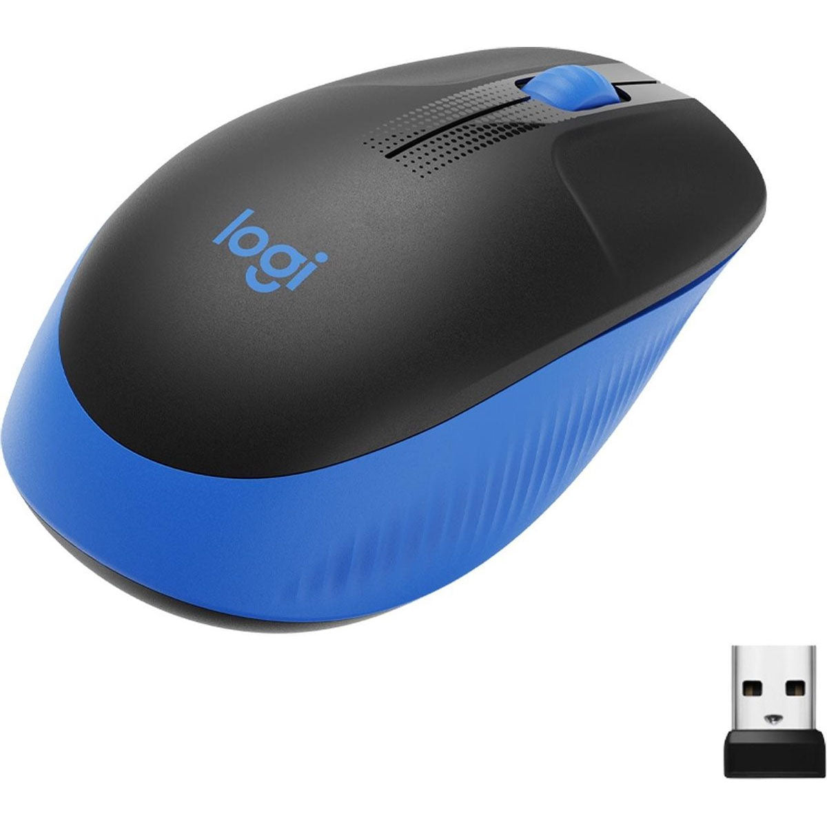 Logitech M190 - Draadloze muis - Blauw