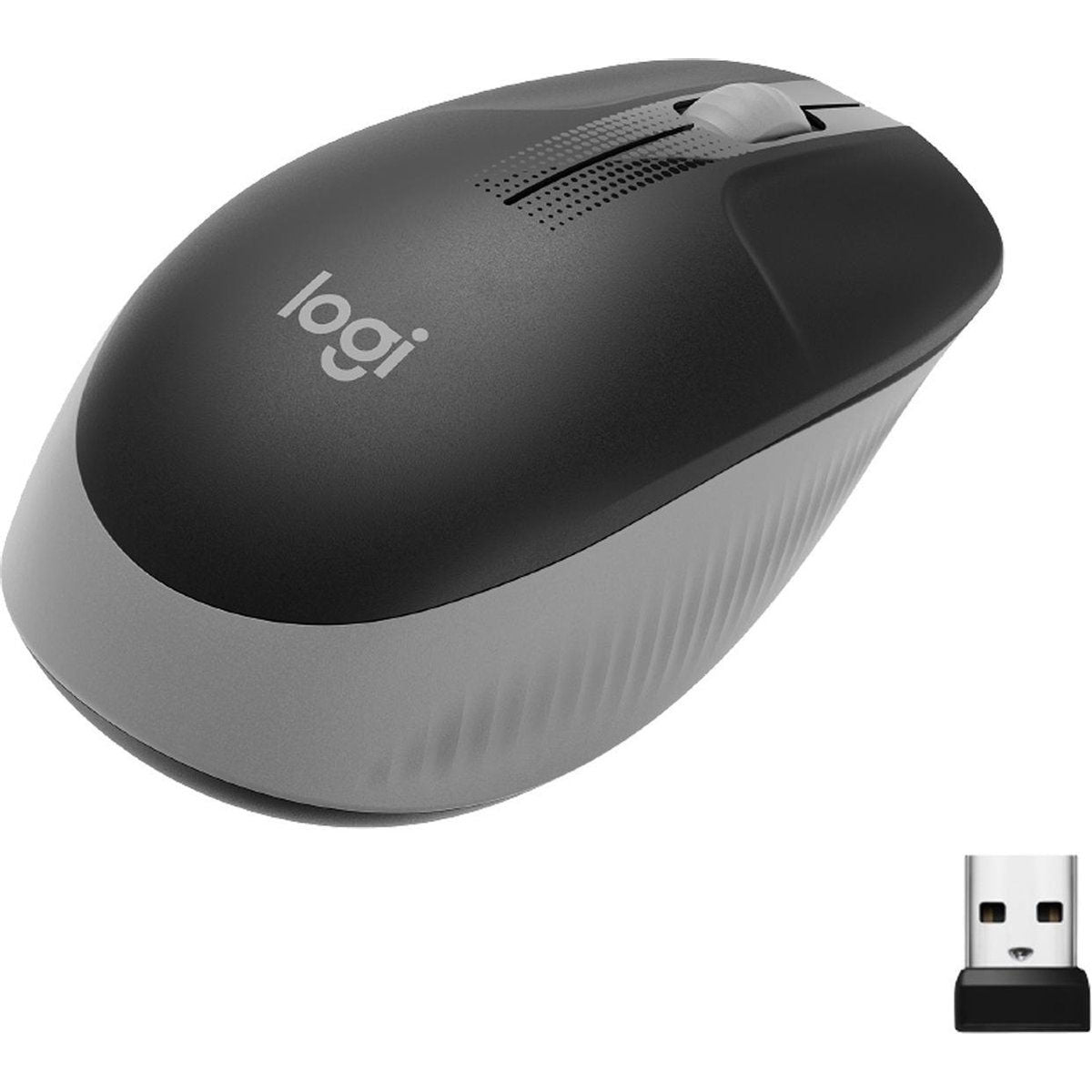 Logitech M190 - Draadloze muis - Grijs