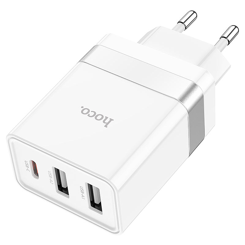 Hoco N21 Pro 30W Three-Port Travel Charger