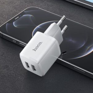 Hoco N8 Mini Portable Dual USB Port Charger