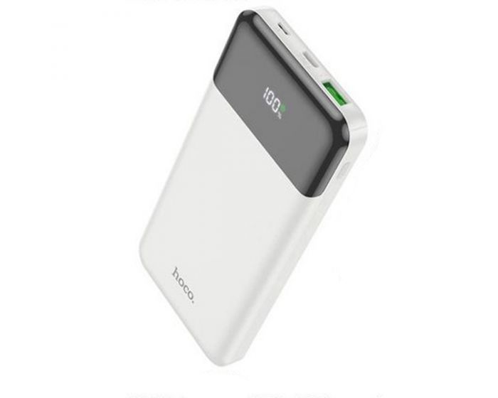 Hoco Powerbank 10.000 mAh USB-C Output QC 3.0 White