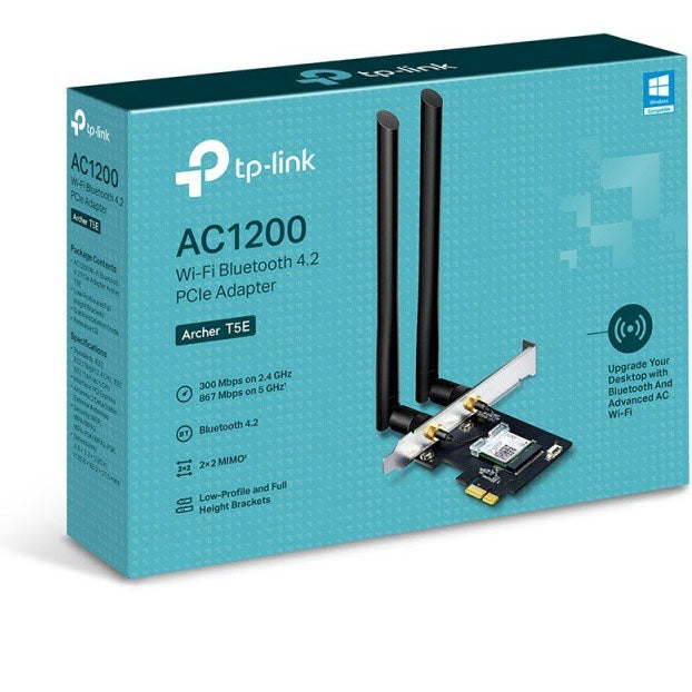 TP-Link Archer T5E Wi-Fi Bluetooth 4.2 PCIe Adapter