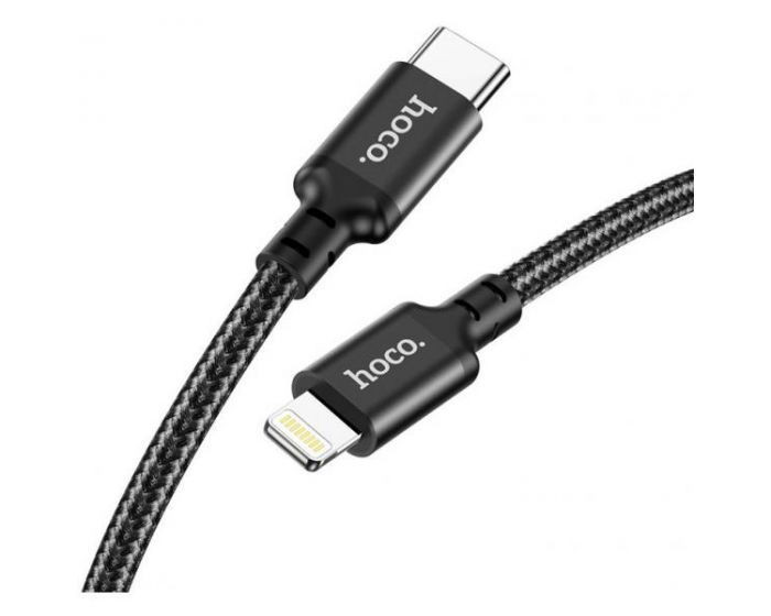 Hoco Charge&Sync USB-C - Lightning Cable Black (2 meter) X14