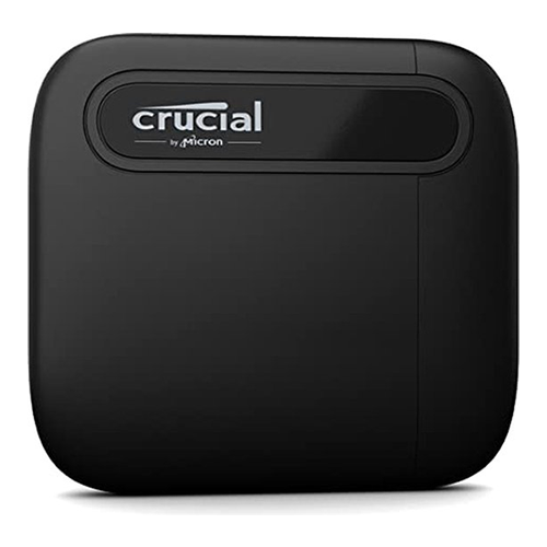 Crucial 2TB X6 SSD NVMe/Zwart/USB-C